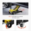 VEVOR 3 Ton Low Profile Floor Jack | Heavy-Duty Racing, Dual Pistons Quick Lift Pump, Lifting Range 3.35"-19.69"