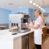 VEVOR Commercial Ice Cream Machine, 20-28L/H Yield, 2200W 3-Flavor Countertop Soft Serve Ice Cream Maker with 2 x 6L Hoppers & Built-In Puffing Pump, Pre-Cooling Low-Mix Alert for Snack Dessert Shops