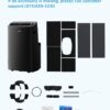 Midea Duo 14,000 BTU (12,000 BTU SACC) High Efficiency Inverter Ultra Quiet Portable Air Conditioner, with Heat up to 550 Sq. Ft., Works with Alexa/Google Assistant, with Remote Control & Window Kit" Midea Duo 14,000 BTU (12,000 BTU SACC) High Efficiency Inverter Ultra Quiet Portable Air Conditioner, with Heat up to 550 Sq. Ft., Works with Alexa/Google Assistant, with Remote Control & Window Kit"