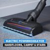 Prolux Phantom Canister PET Vacuum Cleaner, Wessel Werk EBK250 Power Nozzle, Quick Clean, Lightweight, HEPA Filter, Adjustable Suction, Cleans All Surfaces