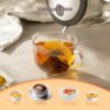 Cosori Electric Kettle, No Plastic Contact with Water, 1.7L, Black | Wide Opening, Easy to Clean, Auto Shut-Off, Boil-Dry Protection, Tea Kettle, Hot Water Boiler, Borosilicate Glass, 1500W