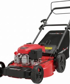 PowerSmart 21" Self-Propelled Gas Lawn Mower | 170cc OHV Engine | Rear-Wheel Drive for Slopes | 3-in-1 Bag, Mulch & Discharge | 6 Cutting Heights | Durable Steel Deck| Rear-Wheel Drive | Medium Yard