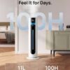 DREO 11L Smart Humidifier 747S Large Room 700 ft², 100H Runtime, 21dB Quiet | Top Fill, 1500+RGB Light, APP & Remote Control, Clean Tank Technology, 12H Timer, Cool Mist Humidifers for Bedroom, White