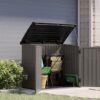 Suncast Outdoor Storage Shed for Backyard and Garden, Horizontal, 4' x 2.5', Stoney Grey - Portable Utility Deck and Cabinet for Tools, Equipment, and Garbage Suncast Outdoor Storage Shed for Backyard and Garden, Horizontal, 4' x 2.5', Stoney Grey - Portable Utility Deck and Cabinet for Tools, Equipment, and Garbage