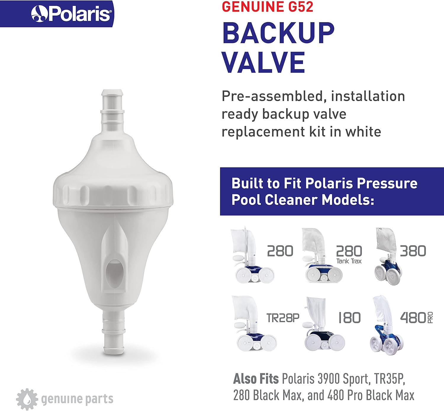 Polaris Back-Up Valve Kit Polaris Back-Up Valve Kit - Image 2