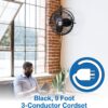 Air King 9020 1/6 HP Industrial Grade Wall Mount Fan, 20-Inch,Black