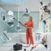 Steam Cleaner for Home - 1600ML Water Tank 15s Heat-Up Portable Steamer for Cleaning, 6 Level Adjustable, 2500W, 45PSI, 250°F Steam, Handheld Steam Cleaner for Car Detailing, Grease, Tile,Grout