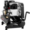VEVOR 9 Gallon Twin-Tank Gas Powered Air Compressor, 6.5HP 9CFM Gas Driven Air Compressor Tank on Wheels, Max 115PSI Piston Pump Air-Compressed System for Tire Inflation, Auto Repairs, Spray Painting