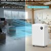 PLUSCENT 32 Pint Dehumidifier for Basement, 2500 sq.ft Dehumidifiers for Home with Drain Hose, 3 Modes, Auto Defrost, 24H Timer, Quiet Smart Humidity Control for Large Room, Bedroom, Bathroom, RV