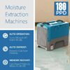 ALORAIR Commercial Dehumidifier with Pump, Up to 180 PPD (Saturation), 85 PPD at AHAM, 6 Years Limited Warranty, LGR Industrial Dehumidifier for Flood Repair, Crawlspace and Basement Drying