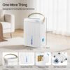 KNKA Energy Star 4500 Sq.Ft Dehumidifier for Basement, Max 80 Pint/Day | Dehumidifier with Drain Hose, Dehumidifiers for Home, Bedroom, Bathroom, Large Room, Smart Humidity Control, Sleep Mode KNKA Energy Star 4500 Sq.Ft Dehumidifier for Basement, Max 80 Pint/Day | Dehumidifier with Drain Hose, Dehumidifiers for Home, Bedroom, Bathroom, Large Room, Smart Humidity Control, Sleep Mode
