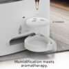 Vornado MISTIC 8 Whole Room Ultrasonic Humidifier, Top-Fill, Aromatherapy, 2-Gallon Tank, 3-Gallon Output, Warm or Cool Mist Humidifier, Automatic Humidity Control, Included Scent Pads