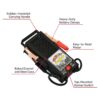 Schumacher Electric 100A Car Battery Load Tester and Voltmeter, for Batteries Up to 1000 Cranking Amps, Charging System Diagnosis, for 6V/12V Power Sport, Automotive, and Marine Batteries, BT-100