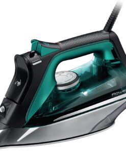 Rowenta Pro Master Stainless Steel Soleplate Steam Iron for Clothes, Anti-Drip Protection, 210 g/min, 400 Microsteam Holes, 1775 Watts Iron Steamer for Clothes, Powerful Steam DW8360