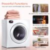 Euhomy 2.65 Cu.Ft Portable Dryer with Exhaust Hose, Clothes Dryer with Four Functions, 1400w Dryer Machine with Stainless Steel Drum, Suitable for Apartments, RVs, Gym Euhomy 2.65 Cu.Ft Portable Dryer with Exhaust Hose, Clothes Dryer with Four Functions, 1400w Dryer Machine with Stainless Steel Drum, Suitable for Apartments, RVs, Gym