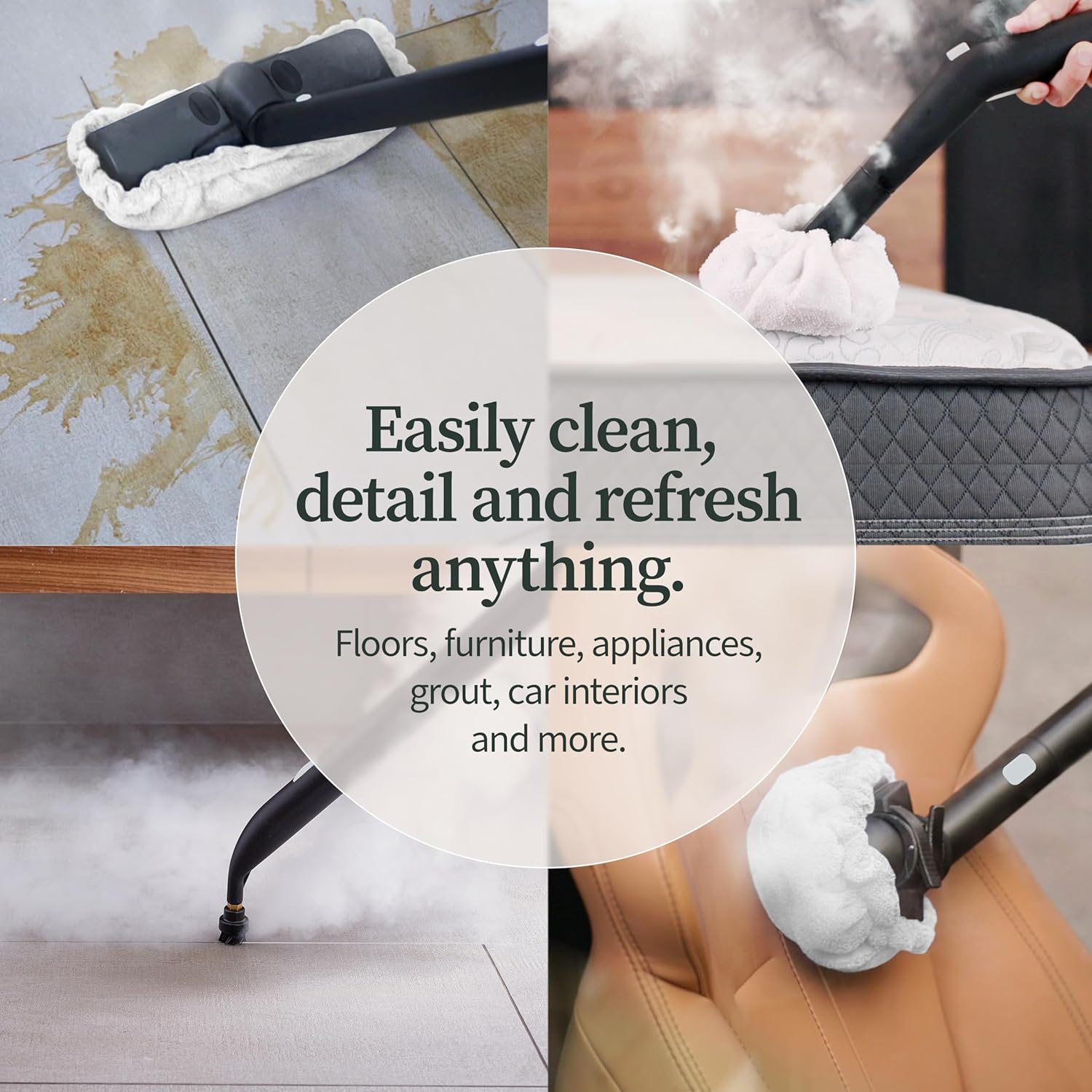 Dupray Neat Steam Cleaner, Multipurpose Steamer for Floors, Grout & Upholstery, Chemical-Free Cleaning, Long Run Time, 40-Piece Accessory Kit *Kills 99.9% of Bacteria & Viruses Dupray Neat Steam Cleaner, Multipurpose Steamer for Floors, Grout & Upholstery, Chemical-Free Cleaning, Long Run Time, 40-Piece Accessory Kit *Kills 99.9% of Bacteria & Viruses - Image 4