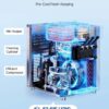 VEVOR Commercial Ice Cream Machine, 20-28L/H Yield, 2200W 3-Flavor Countertop Soft Serve Ice Cream Maker with 2 x 6L Hoppers & Hopper Agitation, Pre-Cooling Self-Cleaning for Snack Dessert Shops
