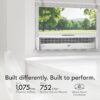 Vornado PORTAL® Window Fan with 3 Speeds, Reversible Exhaust Mode, Weather Resistant, Window Fan For Kitchen, Bedroom, Home, Low Profile, White Vornado PORTAL® Window Fan with 3 Speeds, Reversible Exhaust Mode, Weather Resistant, Window Fan For Kitchen, Bedroom, Home, Low Profile, White