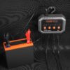 VEVOR Smart Battery Charger, 2A x 4, LiFePO4 Lead-Acid (AGM/Gel/SLA) Car Battery Charger, Fully-Automatic Charger Maintainer Desulfator for Boat Motorcycle Lawn Mower Golf Cart Marine Deep Cycle
