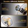 CAMMOO 20 Inch Wall Mount Fan Oscillating, 600D Oxford Cover & Wired Remote | Extended 3.3ft Wired Remote & 6.6ft Power Cord Wall Fan, 3-Speed High Velocity Wall Mounted Fan, for Garage, Workshop CAMMOO 20 Inch Wall Mount Fan Oscillating, 600D Oxford Cover & Wired Remote | Extended 3.3ft Wired Remote & 6.6ft Power Cord Wall Fan, 3-Speed High Velocity Wall Mounted Fan, for Garage, Workshop