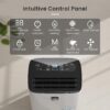 80 Pint Dehumidifier for Basement 5000 Sq. Ft. with Drain Hose, ENERGY STAR | Continuous Drain & Water Tank 1.06 Gal, Intelligent Humidity Control, Quiet Operation, Auto Shut Off, 24H Timer for Home