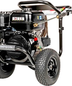 Simpson 4400 PSI Gas Pressure Washer, 4.0 GPM Commercial Power Washer, Cold Water, 50' Hose, PowerShot, 49-State Compliant (PS60843) - Black