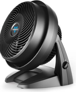 Vornado 630 Mid-Size Whole Room Air Circulator, 3-Speed, Floor Fan for Bedroom, Office, Home, Adjustable Tilt Head, 9 in, Quiet Cooling, Large Electric Fan, Black