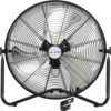 BILT HARD 4650 CFM 20" High Velocity Floor Fan, 3-Speed Heavy Duty Metal Fan with Wall-Mounting System, Industrial Shop Fan for Commercial, Garage, and Greenhouse