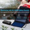Renogy 72000mAh 266Wh 12v Power Bank with 60W PD, CPAP Battery for Camping, High Capacity Large Camping Power Bank with USB-C DC Wireless Charging & Flashlight, Backup Power Supply for Starlink Mini Renogy 72000mAh 266Wh 12v Power Bank with 60W PD, CPAP Battery for Camping, High Capacity Large Camping Power Bank with USB-C DC Wireless Charging & Flashlight, Backup Power Supply for Starlink Mini