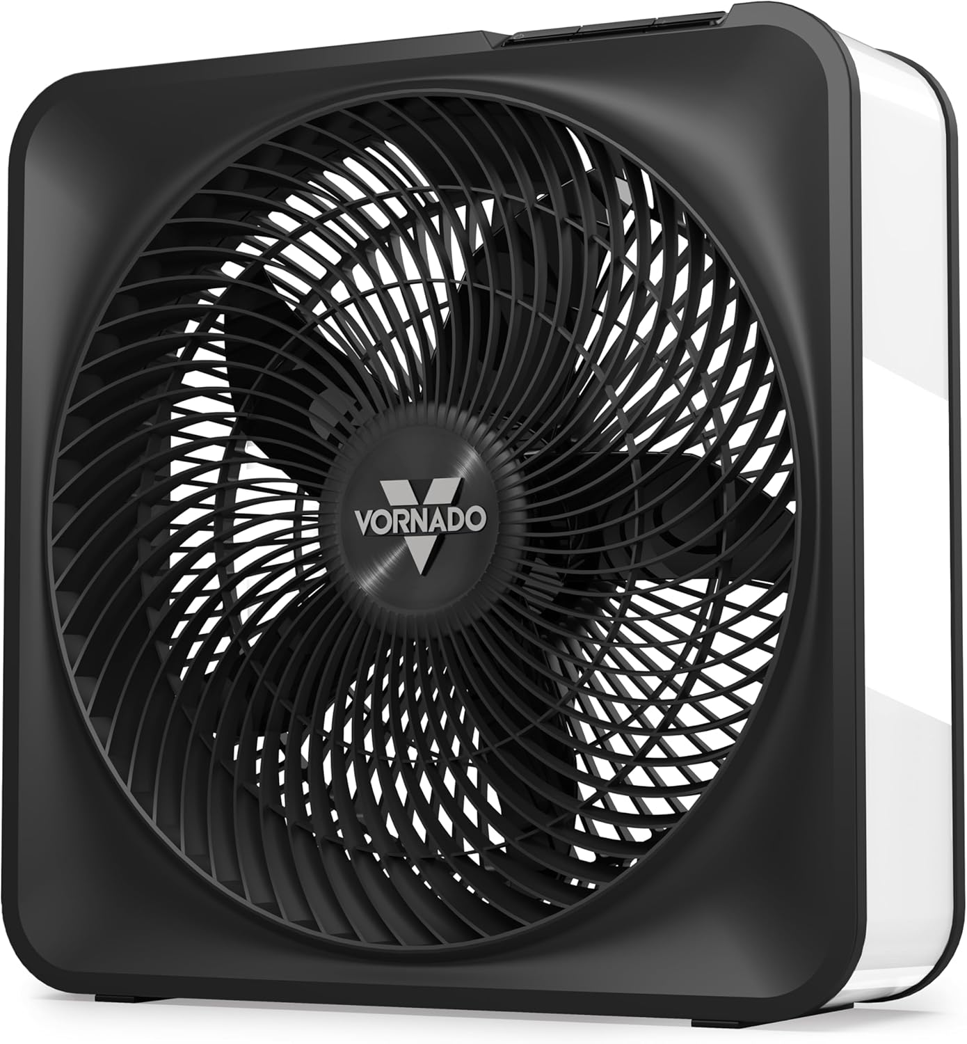 Vornado Model 80 High Velocity Electric Box Fan with Removable Grille, 5 Speed Settings, Powerful Airflow, Whole Room Air Circulation, Targeted Cooling, Cord Storage, Durable Floor Fan, Ice White Vornado Model 80 High Velocity Electric Box Fan with Removable Grille, 5 Speed Settings, Powerful Airflow, Whole Room Air Circulation, Targeted Cooling, Cord Storage, Durable Floor Fan, Ice White