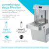 Avalon Wall Mounted Water Fountain with Bottle Filling Station, High Capacity Cooling, Sensor Dispensing, Self Cleaning, Digital Bottle Counter Display, Dual Filtration, ADA Compliant Avalon Wall Mounted Water Fountain with Bottle Filling Station, High Capacity Cooling, Sensor Dispensing, Self Cleaning, Digital Bottle Counter Display, Dual Filtration, ADA Compliant