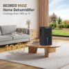 BEDRED Dehumidifier, 95OZ Dehumidifier for Home 1000 sq ft - Quiet with Auto Shut Off & Relaxing 7 Color Ambient Light, Ideal for Livingroom, Bedroom, Basement (Black) BEDRED Dehumidifier, 95OZ Dehumidifier for Home 1000 sq ft - Quiet with Auto Shut Off & Relaxing 7 Color Ambient Light, Ideal for Livingroom, Bedroom, Basement (Black)