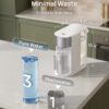 DREO Reverse Osmosis Water Filter Countertop, RO Filtration System, 3:1 Pure to Drain, TDS & Filter Life & 2 Autofill Pitchers, Install-Free, Self-Cleaning Water Purifier, RO Water Filter