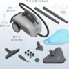 Pure Enrichment PureClean XL Rolling Steam Cleaner – Professional 1.5L Multi-Purpose Heavy Duty Steamer, 17 Accessories, Chemical-Free Deep Cleaning of Floors, Upholstery, Windows, Grout, Cars & More Pure Enrichment PureClean XL Rolling Steam Cleaner – Professional 1.5L Multi-Purpose Heavy Duty Steamer, 17 Accessories, Chemical-Free Deep Cleaning of Floors, Upholstery, Windows, Grout, Cars & More