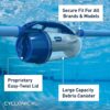 Polaris Cyclonic XL Leaf Catcher, Universal Fit & Easy to Install for Suction Cleaners, Advanced Cyclonic Action for Increased Cleaner Performance