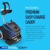 Polaris Freedom Plus Cordless Robotic Pool Cleaner for In-Ground Pools up to 50 ft, Outdoor Charging Caddy Included, Remote Control Included