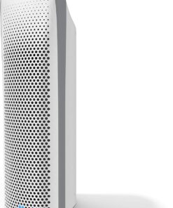Pure Enrichment PureZone Elite True HEPA Large Room Tower Air Purifier with Air Quality Monitor, 4 Stage Filtration and UV-C Light, Helps Destroy Bacteria, Smoke, Pollen & Dust (White)
