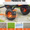 VEVOR 800lbs Poly Dump Garden Cart, Heavy Duty Yard Dump Cart Wagon, 4 Wheel Wheelbarrow with 10in Tires, 180°Rotating Handle, Steel Frame and Quick Release System VEVOR 800lbs Poly Dump Garden Cart, Heavy Duty Yard Dump Cart Wagon, 4 Wheel Wheelbarrow with 10in Tires, 180°Rotating Handle, Steel Frame and Quick Release System
