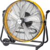 iLiving 24 Inch 3-Speed Orbital Internal Oscillating High Velocity Barrel Floor Fan for Office, Auto Shop, Garage, Workshop, Warehouse, 7800 CFM, Yellow iLiving 24 Inch 3-Speed Orbital Internal Oscillating High Velocity Barrel Floor Fan for Office, Auto Shop, Garage, Workshop, Warehouse, 7800 CFM, Yellow