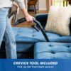 Vacmaster Ultra Silent Bagless Canister Vacuum, 60dB Quiet Powerful Suction Carpet and Hard Floor Scrubber, HEPA Cleaner Machine with 16ft Retractable Cord & Onboard Storage - CC0501
