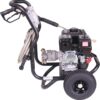 Simpson 3400 PSI Gas Pressure Washer, 2.5 GPM Residential Power Washer, Cold Water, 25' Hose, Clean Machine, 49-State Compliant (CM61083) Simpson 3400 PSI Gas Pressure Washer, 2.5 GPM Residential Power Washer, Cold Water, 25' Hose, Clean Machine, 49-State Compliant (CM61083)