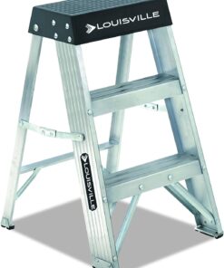 Louisville Ladder 2-Foot Aluminum Step Stool Industrial, 300-Pound Load Capacity, Type IA, AS3002