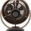 Vornado VFAN™ Vintage Air Circulator Fan, 3-Speed, Metal, Desktop Table Fan for Bedroom, Office, Cooling, with Adjustable Tilt Multi-Directional Airflow, Retro Design, Gunmetal