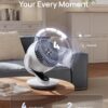 DREO Smart Fan for Bedroom, 120° Vertical and 90° Oscillating Fan with Voice Control, 13 Inch Height Quiet Air Circulator for Whole Room, 70 ft, 4 Speeds, 5 Modes, 12H Timer, Desk Fans for Home, White