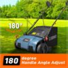 SENIX 13 Amp 15-Inch 2-in-1 Electric Dethatcher and Scarifier with 13.2-Gal Collection Bag,4-Position Depth Adjustment,Walk Behind for Lawn Garden Care Removing Thatch,Quick-Fold(SCE13-M) SENIX 13 Amp 15-Inch 2-in-1 Electric Dethatcher and Scarifier with 13.2-Gal Collection Bag,4-Position Depth Adjustment,Walk Behind for Lawn Garden Care Removing Thatch,Quick-Fold(SCE13-M)