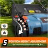 SENIX 13 Amp 15-Inch 2-in-1 Electric Dethatcher and Scarifier with 13.2-Gal Collection Bag,4-Position Depth Adjustment,Walk Behind for Lawn Garden Care Removing Thatch,Quick-Fold(SCE13-M) SENIX 13 Amp 15-Inch 2-in-1 Electric Dethatcher and Scarifier with 13.2-Gal Collection Bag,4-Position Depth Adjustment,Walk Behind for Lawn Garden Care Removing Thatch,Quick-Fold(SCE13-M)