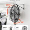 VEVOR Wall Mount Fan, 20 in Wall Mounted Hanging Fan with Mist, IP44-rated Protection, 3-Speed, Long Airflow Distance, Adjustable Rotation Angle, Powerful for Industry, Commercial, Garage, Workshop