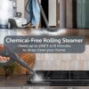 Pure Enrichment PureClean XL Rolling Steam Cleaner – Professional 1.5L Multi-Purpose Heavy Duty Steamer, 17 Accessories, Chemical-Free Deep Cleaning of Floors, Upholstery, Windows, Grout, Cars & More Pure Enrichment PureClean XL Rolling Steam Cleaner – Professional 1.5L Multi-Purpose Heavy Duty Steamer, 17 Accessories, Chemical-Free Deep Cleaning of Floors, Upholstery, Windows, Grout, Cars & More