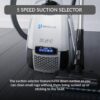Prolux Phantom Canister PET Vacuum Cleaner, Wessel Werk EBK250 Power Nozzle, Quick Clean, Lightweight, HEPA Filter, Adjustable Suction, Cleans All Surfaces