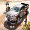 VEVOR Gas Pressure Washer 2900 PSI and 1.85 Max GPM, Upgrade Aluminum Pump with Spray Gun and Wand, 4 Nozzle Set, Gas Powered Pressure Washer for Cars, Fences, Driveways, Homes, Patios, Furniture